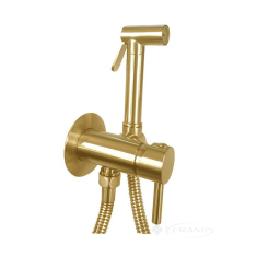 гігієнічний набір Paffoni Tweet Round Mix, брошене медове золото (ZDUP110HGSP)