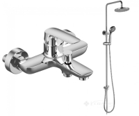 змішувач для ванни Imprese Loket з душовою системою, хром (SET20230914)