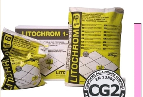 Затирка Litokol Litochrom 1-6 (С.140 роза) 5 кг