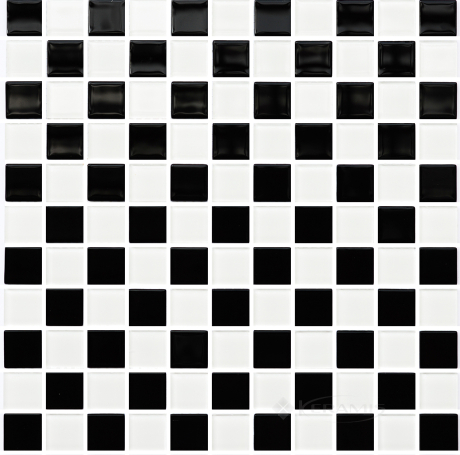 Мозаика Kotto Keramika GM 4002 CC black/white 30х30