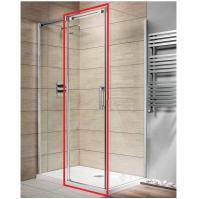 душевая дверь Radaway Espera KDJ 100x200 стекло прозрачное, хром, левая (380495-01L)