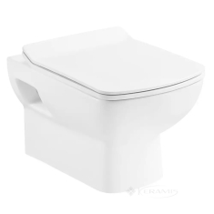 унітаз Devit Comfort підвісний, з сидінням soft-close, білий (3120123)