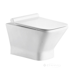 чаша унітазу Volle Leon підвісний, сидіння дюропластів повільно падаюче (13-11-160)