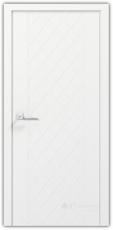 Дверне полотно Rodos Cortes Tango 900 мм, глухе, білий мат