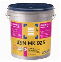 клей для паркету Uzin MK 92 S А+В 2-компонентний поліуретановий, для всіх типів паркету та порід деревини 10 кг (59640)