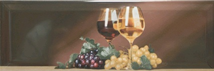 Декор Absolut Keramika Monocolor Wine B 10x30