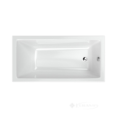 ванна акриловая Radaway Mirella 140x70 с ножками и сифоном, белая (WA1-48-140x070)