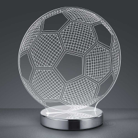 настольная лампа Trio Ball, хром, прозрачный, LED (R52471106)