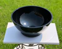 умывальник Snail Селена 35x35 black  (104A200)