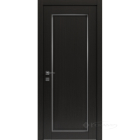 дверне полотно Rodos Style 1 900 мм, напівскло, венге шоколадний