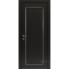 дверное полотно Rodos Style 1 900 мм, полустекло, венге шоколадный