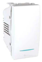 выключатель Schneider Electric Unica с подсветкой 1 кл., 10 А, белый (MGU3.101.18N)