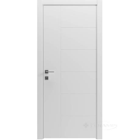 Дверне полотно Grand Paint 3 900 мм, глухе, білий мат
