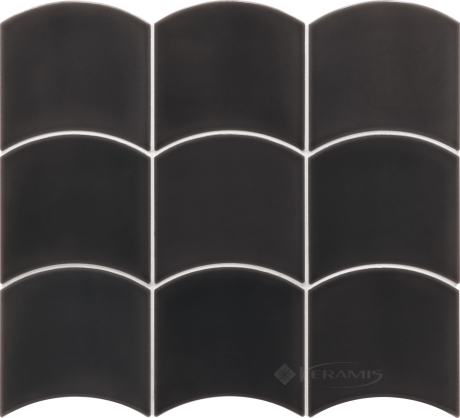 Плитка Equipe Wave 12x12 black