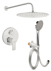 душевая система Invena Verso скрытого монтажа, хром (BS-82-002)