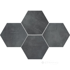 мозаїка Stargres Stark 28,3x40,8 hexagon graphite