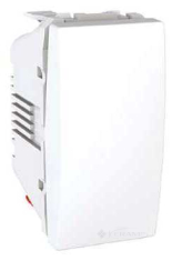 выключатель Schneider Electric Unica 1 кл., 10 А, белый (MGU3.101.18)