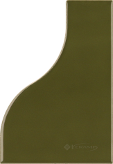 плитка Equipe Curve 8,3x12 garden green glossy