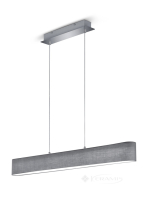 підвісний світильник Trio Lugano, хром, сірий, LED (320910111)