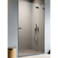 душевая дверь Radaway Essenza Pro DWJ 80x200 правая, безопасное стекло, прозрачное, чёрная (10099080-54-01R)