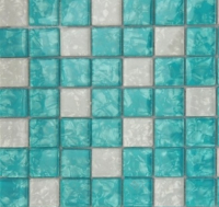 мозаика Kale MIX Blue прозрачное стекло (3,1х3,1) 30x30