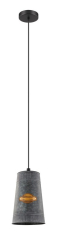 підвісний світильник Eglo Honeybourne, цинк, античне золото (43107)