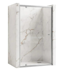 душові двері Rea Primo Swing 80x190 безпечне скло, прозоре, chrome (REA-K2563)