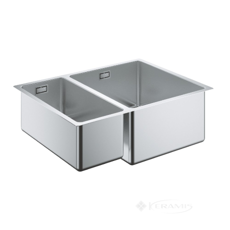 Кухонна мийка Grohe K700U 44x58,5 права, 2 чаші, нержавіюча сталь (31576SD0)