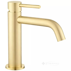 смеситель для раковины Devit Flow brushed gold (550534BG)