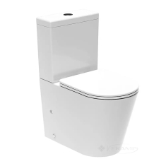 унітаз-компакт Devit Universal безободковий з сидінням soft-close, білий (3010162)
