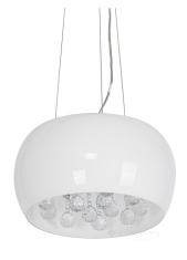 подвесной светильник Azzardo Quince, белый, хром, 5 ламп (AZ0701 / LP1056-5)