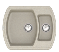 кухонна мийка Vankor Norton 62,5x50 терра + сифон (NMP 03.63)