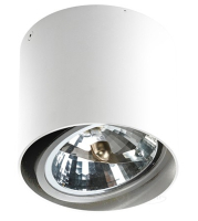 точечный светильник Azzardo Alix, белый, 12V (GM4110-WH / AZ1356)