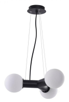 підвісний світильник Azzardo Pope, black, 3 лампи (AZ3171)