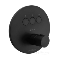 термостат для душа Paffoni Compact box скрытого монтажа, черный матовый (CPT019NO)