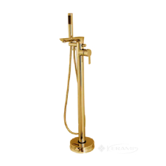 смеситель для ванны Invena Glamour отдельностоящий, золото (BW-02-W09)