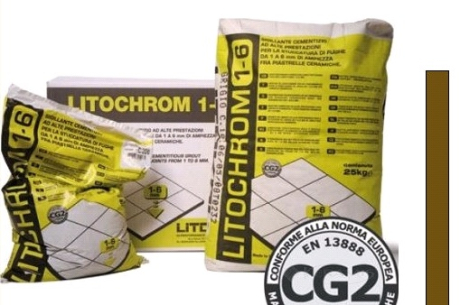 Затирка Litokol Litochrom 1-6 (С. 710 коричневий) 5 кг