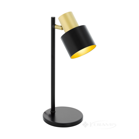 Настільна лампа Eglo Fiumara чорний, золото (39387)