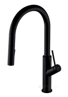 змішувач для кухні Omnires Bend matt black (BE6455BL)