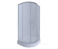 душевая кабина Qtap Taurus 90x90 стекло прозрачное (TAUCRM1099AC6)