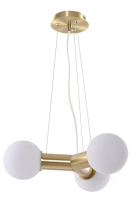 підвісний світильник Azzardo Pope, gold, 3 лампи (AZ3170)