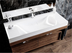 умывальник Miraggio Fly 1200 120x48 белый глянцевый (669)