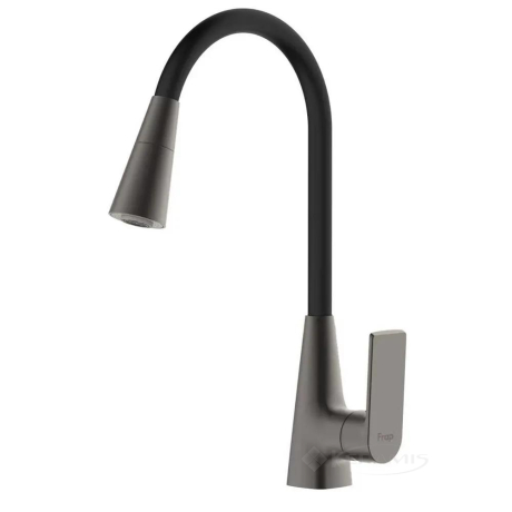Смеситель для кухни Frap с выдвижным изливом, gungrey (F4471-9)