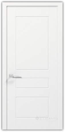 Дверное полотно Rodos Cortes Salsa 900 мм, глухое, белый мат