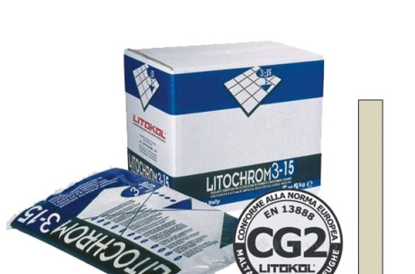 Затирка Litokol Litochrom 3-15 (С. 10 сірий) 5 кг