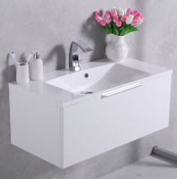 шафа навісний Fancy Marble Bermuda 1 90х46х37 з раковиною Amelia 900 (Bermuda 1 +0709101)