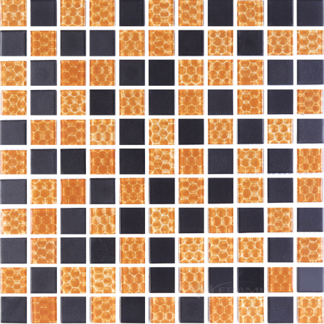 Мозаика Kotto Keramika GMP 0825015 С2 print 13/black mat 30х30