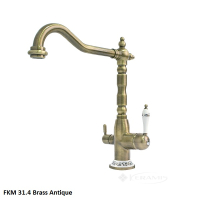змішувач для кухні Fabiano FKM 31,4 antique brass (8231.403.0140)