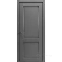 дверне полотно Rodos Style 2 700 мм, напівскло, каштан сірий