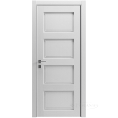 дверное полотно Rodos Style 4 700 мм, глухое, каштан белый
